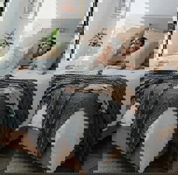 ANYHOUZ Pillowcase 50x90cm Coffee Natural Mulberry Silk For Comfortable And Relaxing Home Bed