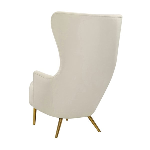 Furniture Edit Julia Cream Wingback Accent Occasional Chair