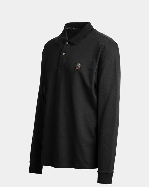 Parajumpers Kerrobert Mens Long Sleeve Polo - Black 541