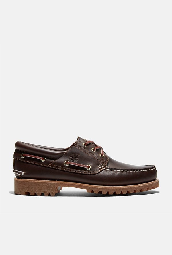 Timberland® Authentic 3-Eye Lug Handsewn Boat Shoe