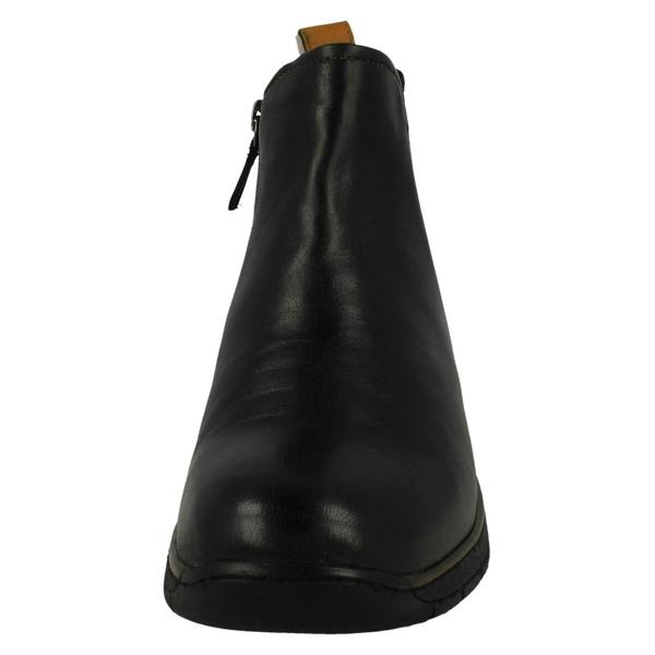 Padders Ladies Padders Wide Fitting Wedge Heeled Ankle Boots Rowen