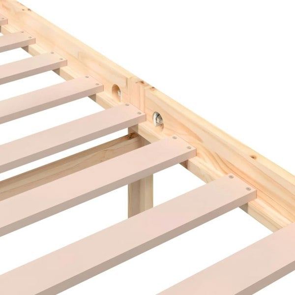 Berkfield Bed Frame Solid Wood 100x200 cm
