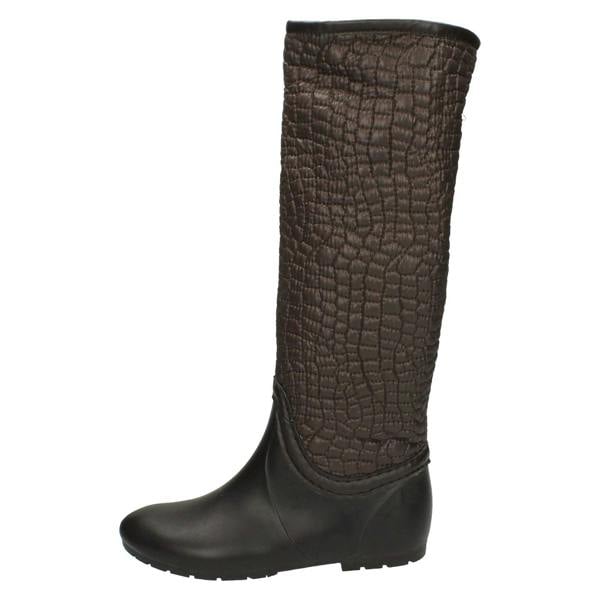 Spot On Ladies Spot On Crocodile Style Wellington Boots