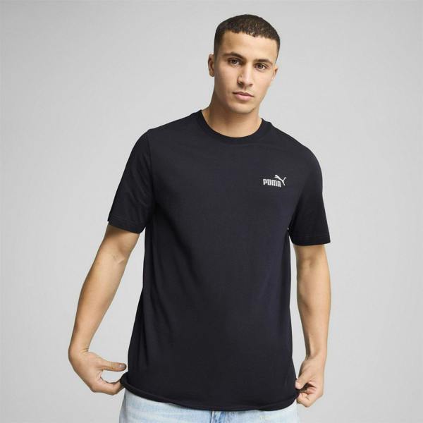 Puma Mens Essentials Small Logo T-Shirt - Navy - 