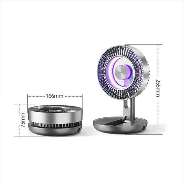 Leaper Foldable Mini Fan with Colorful Ambient Light