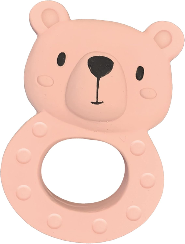SES Creative Teether Bo Bear - 100% Natural rubber