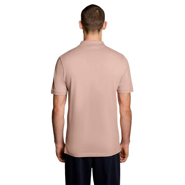 Lyle & Scott Plain Polo Shirt Pink Grapefruit