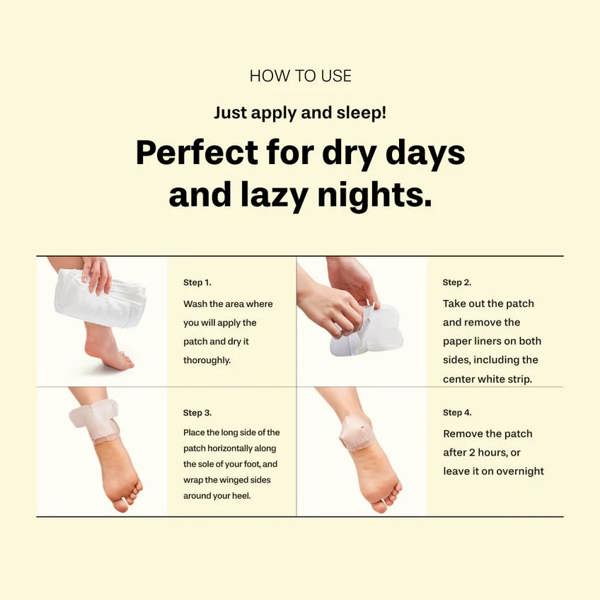 BAREN Shea Butter Sleeping Heel Patch 10pcs