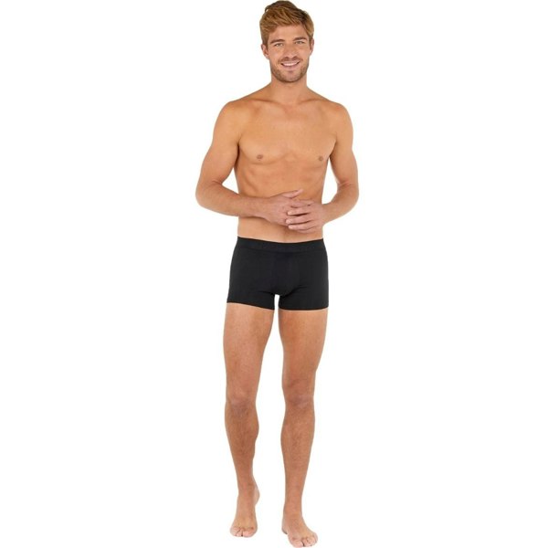 Hom Boxerlines 3-Pack Basic Boxer Briefs, Black