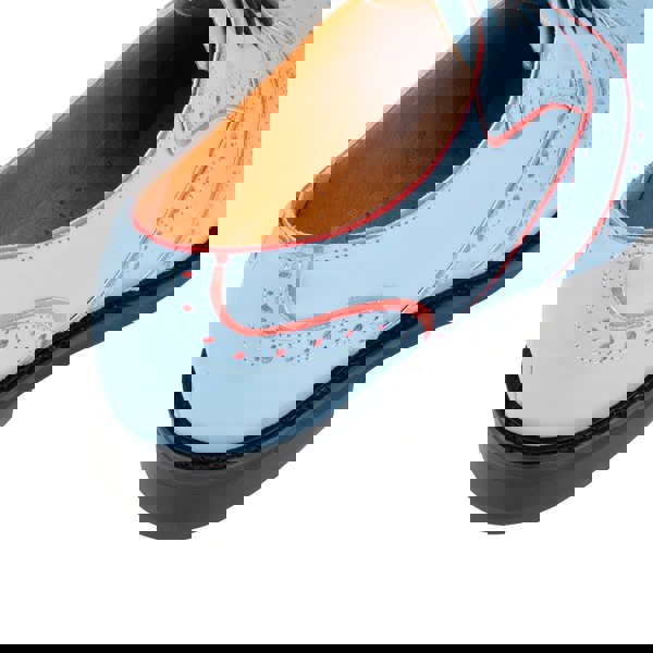 Embassy London BRICK LANE - Light Blue - Women's contrast leather lace-up brogue