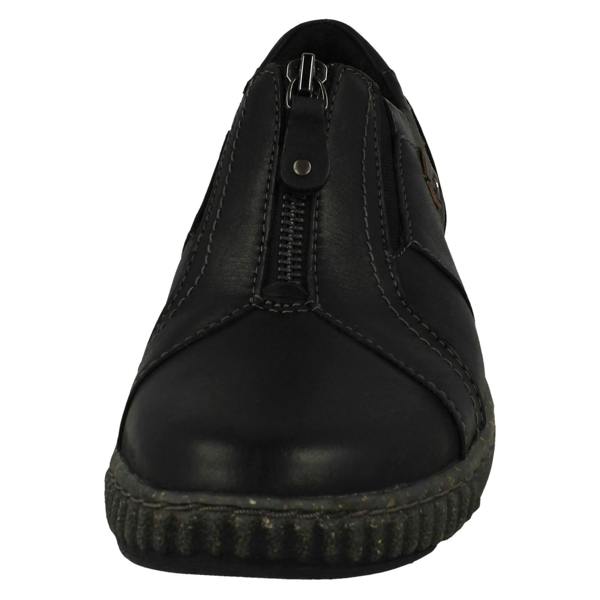Clarks Ladies Clarks Zip Fastening Contour Coushion Shoes Magnolia Zip