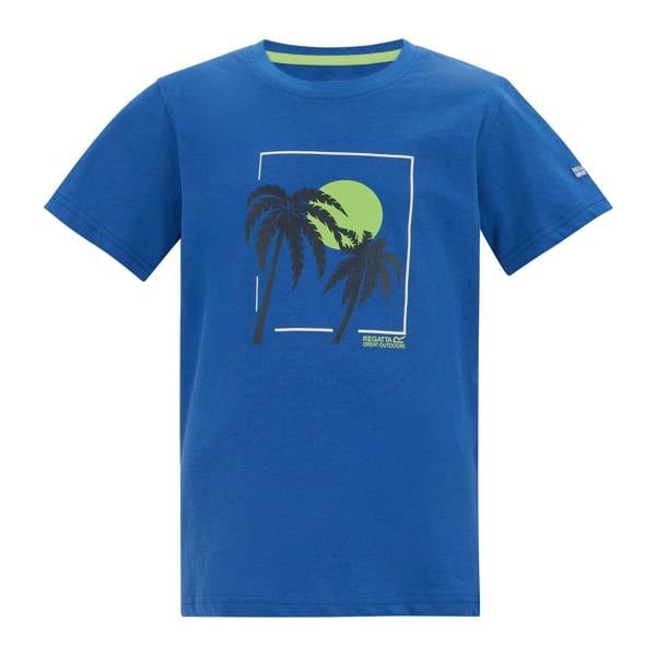 Regatta Childrens/Kids Bosley Tree T-Shirt - Olympian Blue