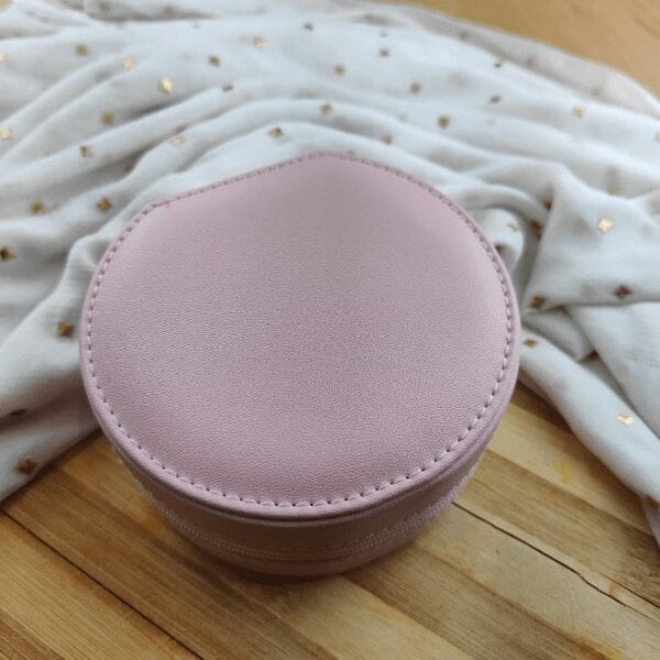 The Colourful Aura Personalized Compact Soft Makeup Keepsake Trinket Keepsake Travel Jewellery Box