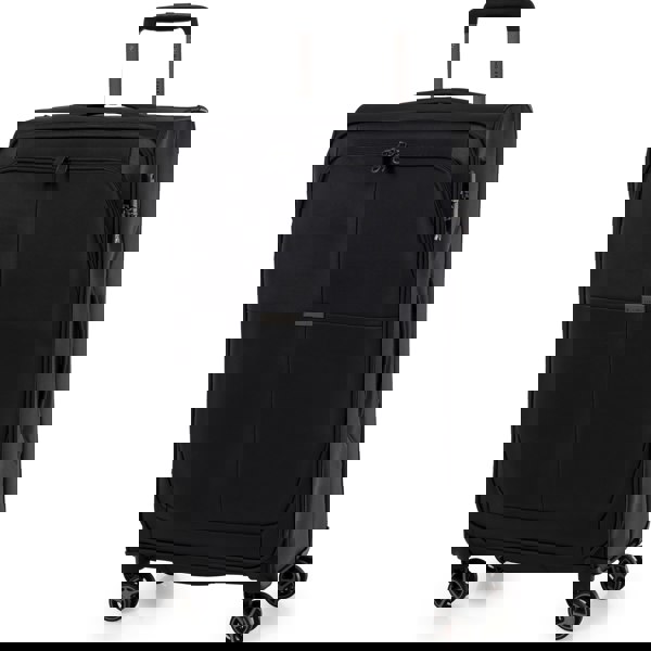 Gino Ferrari Omis Lightweight Soft Shell Suitcase with Wheels TSA Lock Hold Luggage