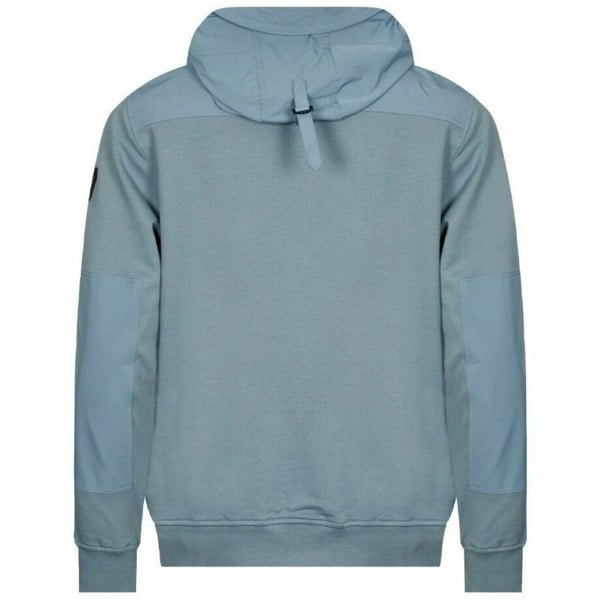 Belstaff Patch Logo Zip Up Hoodie - Artic Blue