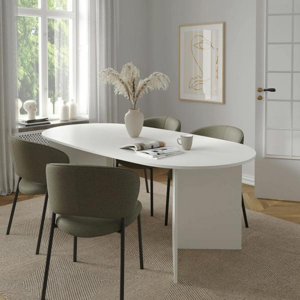 Furniture To Go Family Dining table 100x200cm in White