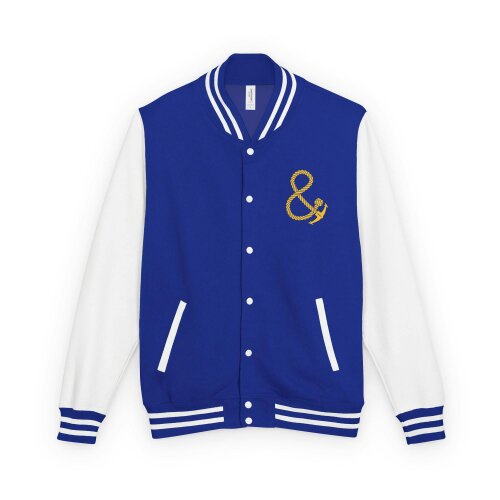 Anchor & Crew The Playmaker Basketball Club League Cotton Varsity Letterman Jacket