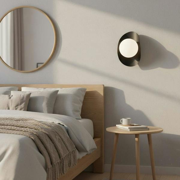 Emibig FIERO Wall lamp 1 x G9 Black with White Shade