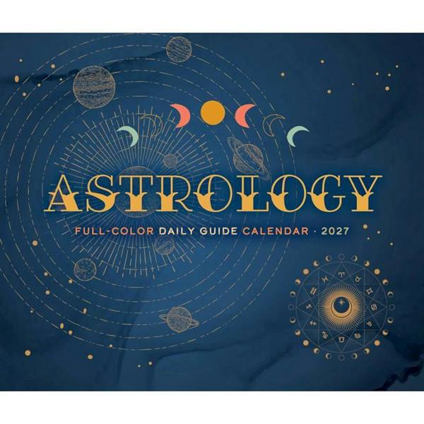 Astrology Desk Calendar 2027, Desk Calendars, Day To View, Lifestyle, Gift