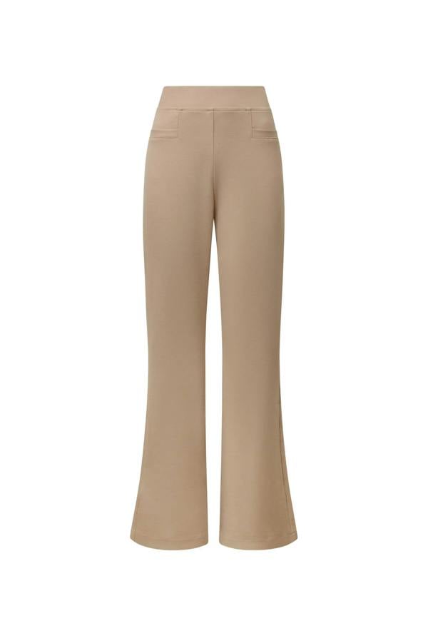 James Lakeland Beige Bootleg Trousers