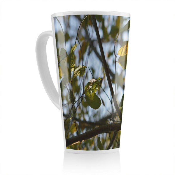Benjamin Tate Design leaves and branches Designer Latte Mug