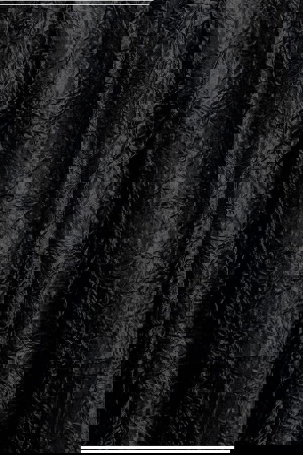 Crushed Satin Sleeveless A Line Midi Dress - Black DR4551