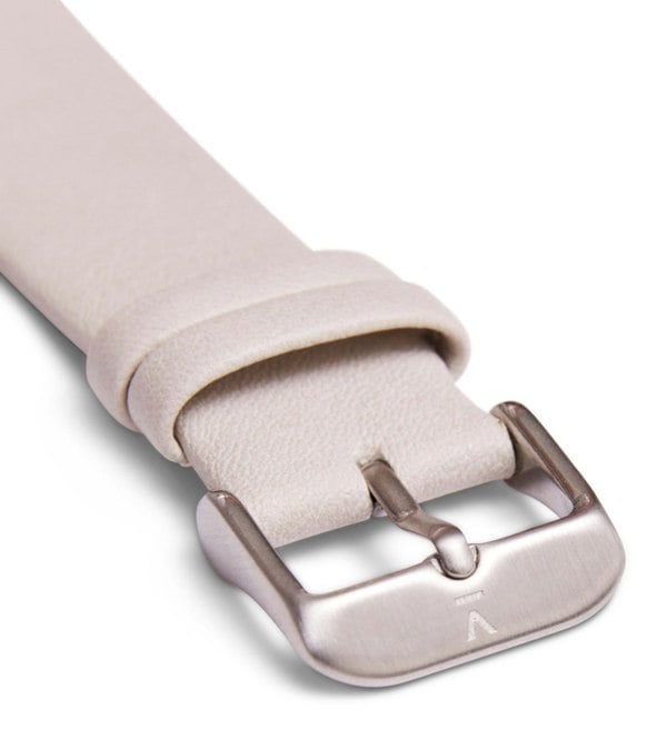 Votch Light grey with brushed silver buckle | 20mm