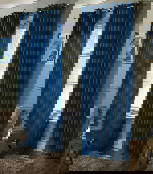 Luxury Living Plain Blackout Ring top Curtains