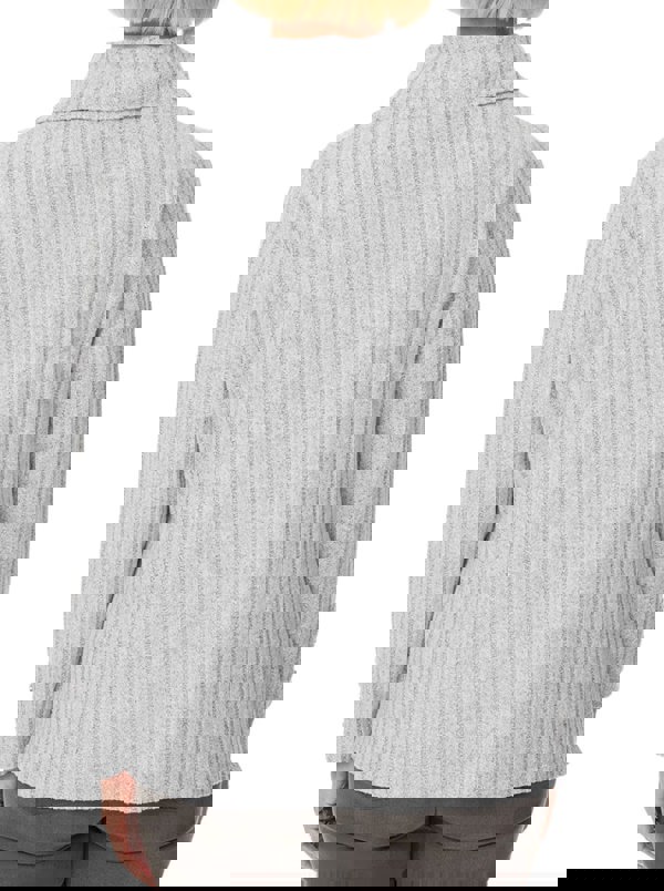 PennyPlain Cuff Detail Cowl Neck Top - Malt