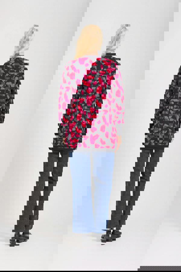 Paint Stroke Knit Cardigan