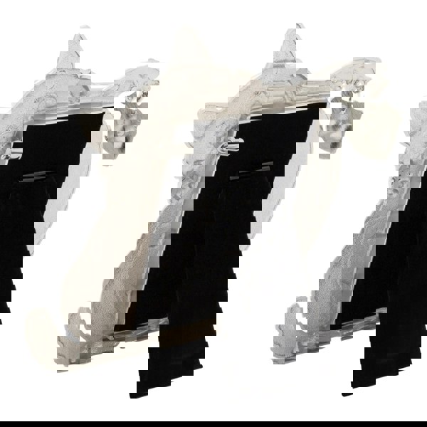 Quirky Hiding Cat Themed Nickel Plated Picture Frame with Hanging Fish Image 6