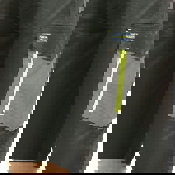 Goodyear Mens Multi Pocket Cargo Shorts - Black/Grey - 