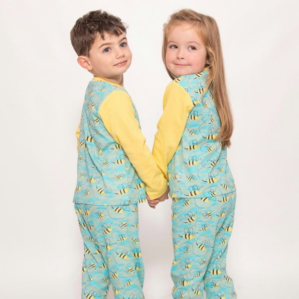 Luca and Rosa Busy Bees Jersey Unisex Pyjamas