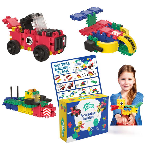 Clics Box 5 in 1 Clic and Play 69 Pieces