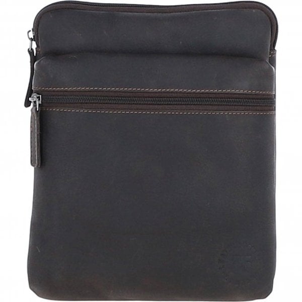 Leather Company Real Leather Messenger Bag: BERLIN