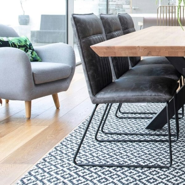 charcoal grey dining chairs