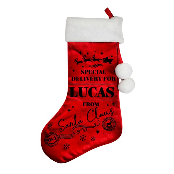 Personalised Memento Company Personalised Special Delivery Red Stocking