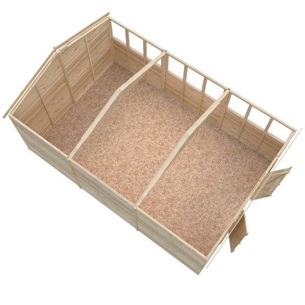 Shire Overlap Double Door 10x15 Economy Storage Shed