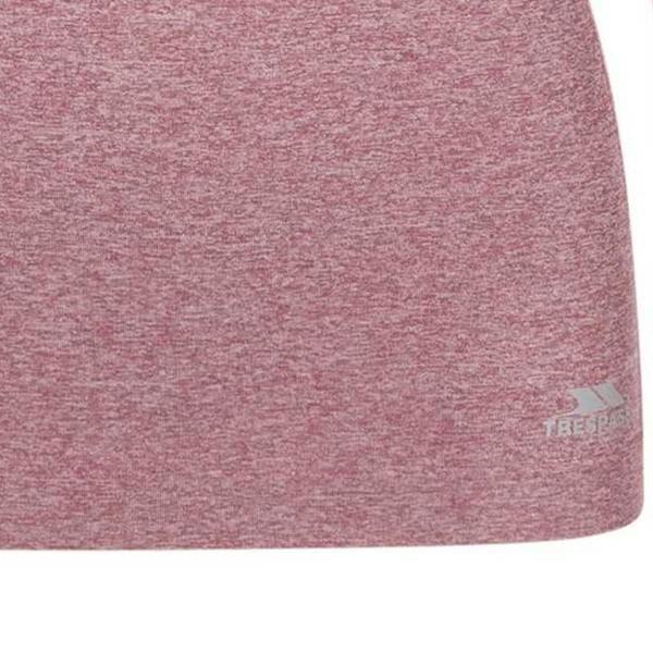 Trespass Womens/Ladies Pelina Half Zip Long-Sleeved Active Top - Rose Tone