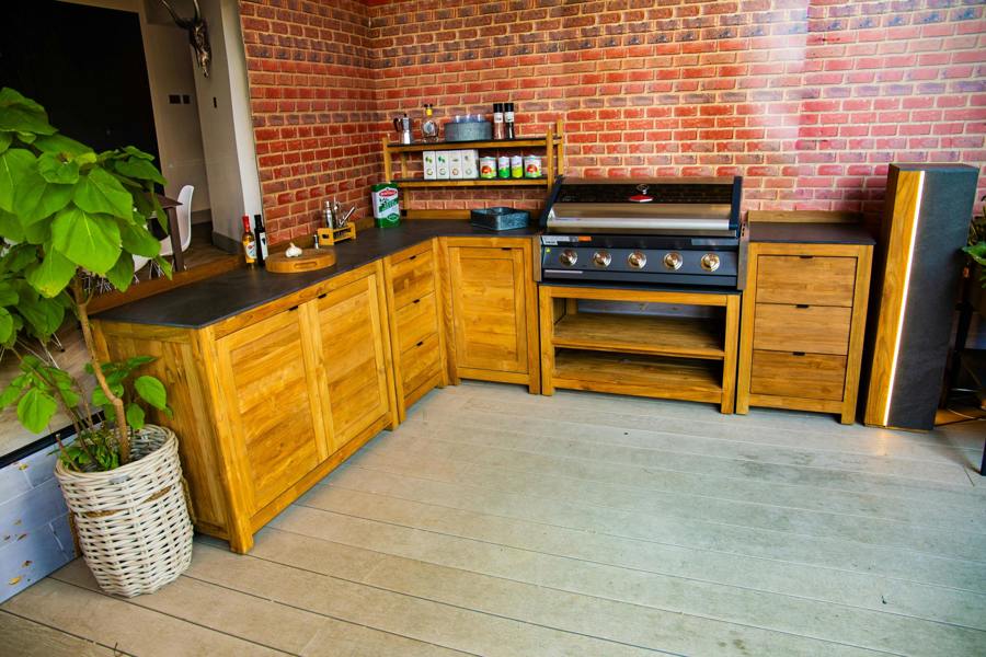 Ocean Designs Barletta Teak Kitchen Single Door Unit