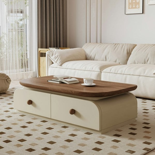 Rit Concept Uddin Rectangle Coffee Table With Storage
