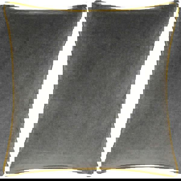 Furn Meridian Velvet Cushion Cover - Charcoal/Moss