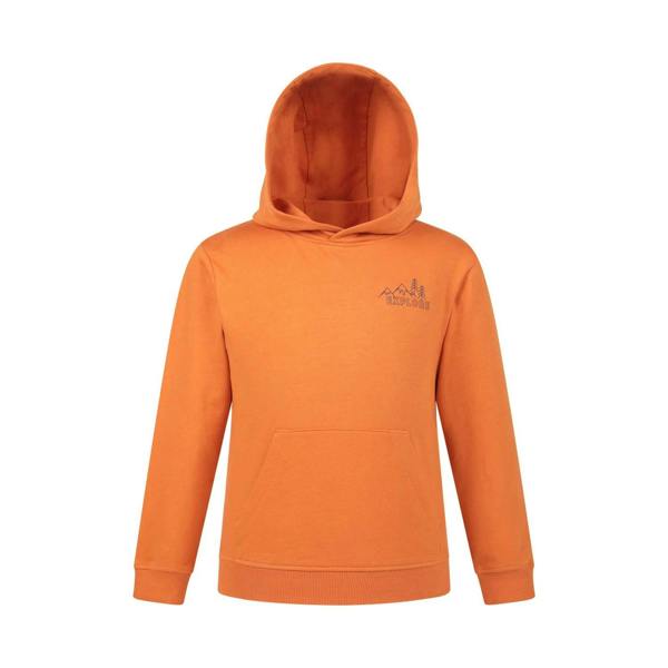 Mountain Warehouse Childrens/Kids Explore Graphic Hoodie - Orange - 