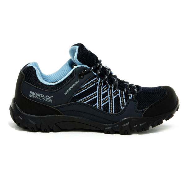 Regatta Womens/Ladies Edgepoint III Walking Shoes - Navy/Blue Skies - 