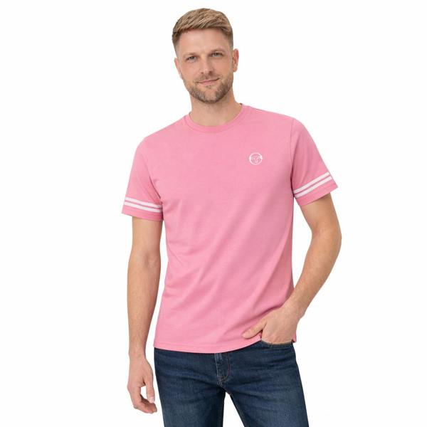 Sergio Tacchini Grello T-Shirt Geranium Pink/White