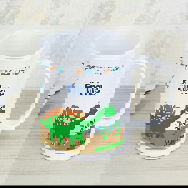 Personalised Memento Company Personalised Dinosaur Plastic Mug