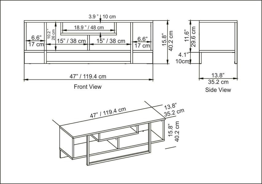 Decorotika Asal Modern Tv Stand TV Unit TV Cabinet for TV's up to 55"