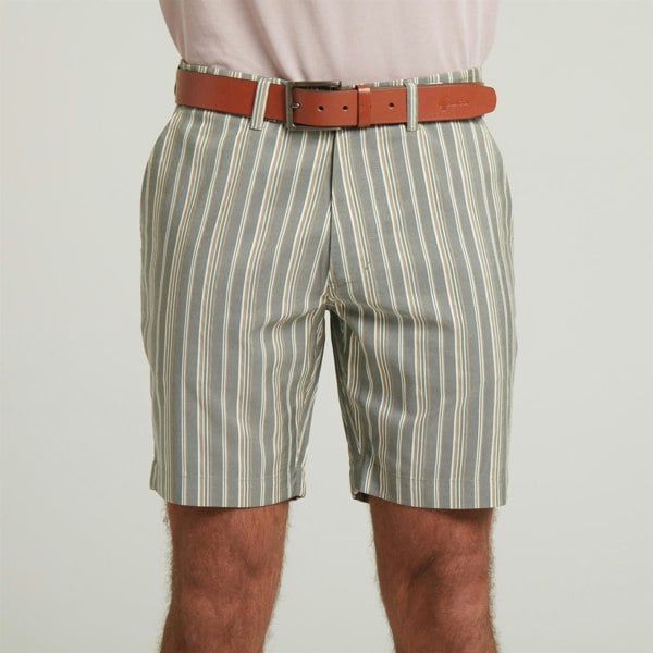 Gabicci G54V02 Mens Striped Twill Shorts Gabicci Classic - LATTE
