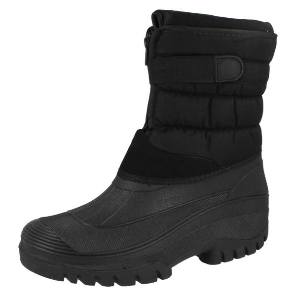 GroundWork Unisex Groundwork Zip Up Active Winter Boots  LS87