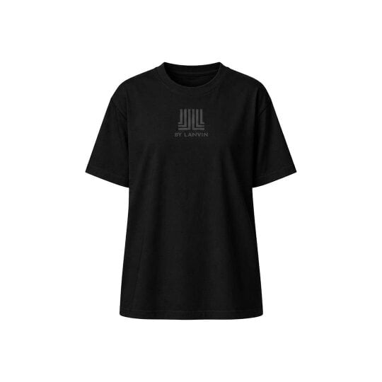 By Lanvin Printed Central Logo Black T-Shirt